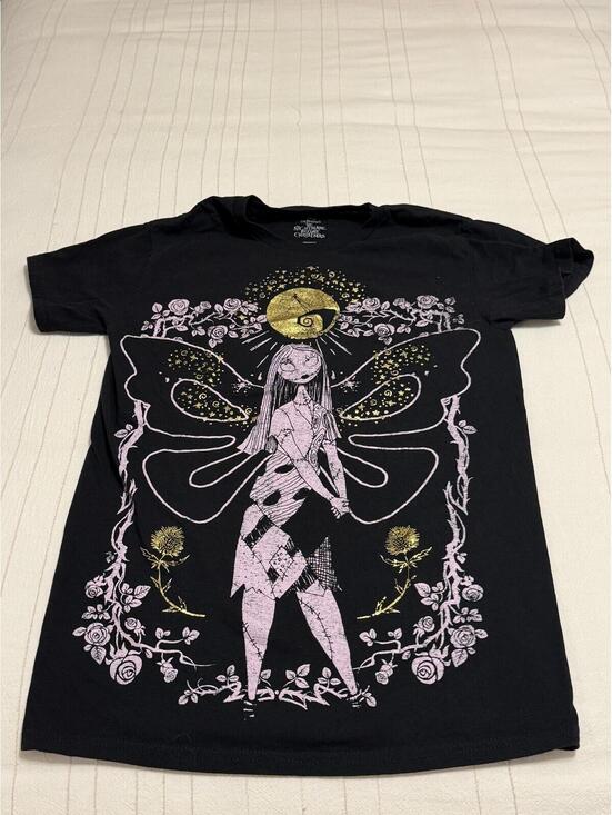 Other - Tim Burton's Nightmare Before Christmas Sally Butterfly Graphic Tee Girls Medium